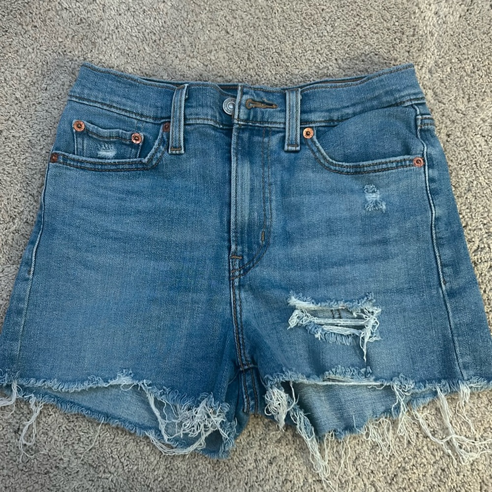 women’s levi high rise jeans shorts size 26 OPEN TO ALL  OFFERS!!!!